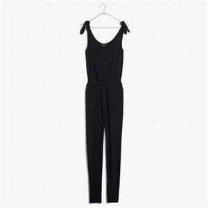 Madewell Summer Shoulder Tie Jumpsuit